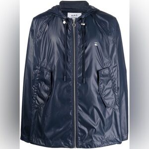 Lacoste x A.P.C. logo-print hooded jacket men’s medium